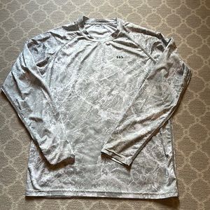 Field & Stream LS Mens Small Fishing Sun Protection shirt